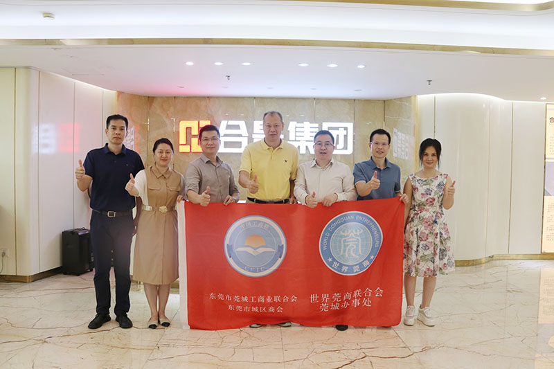 莞城街道領(lǐng)導(dǎo)蕭健峰一行走訪合景建設(shè)集團(tuán)，共謀企業(yè)發(fā)展新篇章